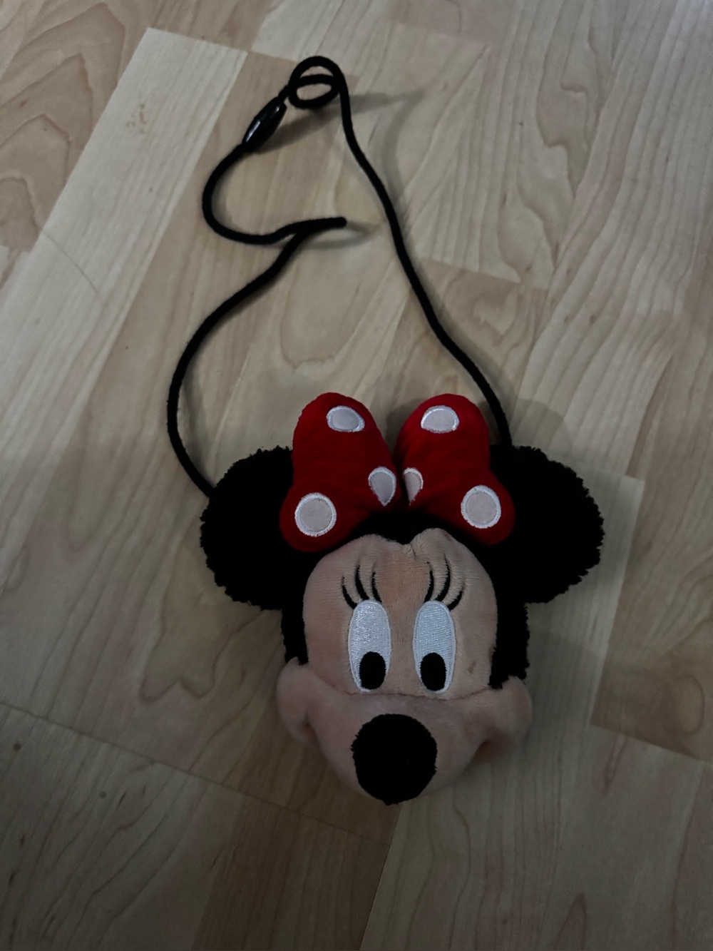 Minnie Mouse Plush Crossbody change purse bag